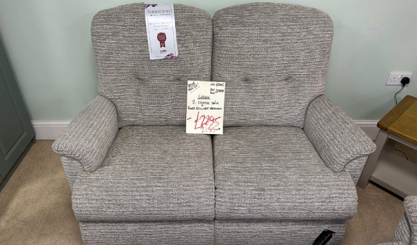 2 Seater Fixed Sofa & Power Reclining Chair